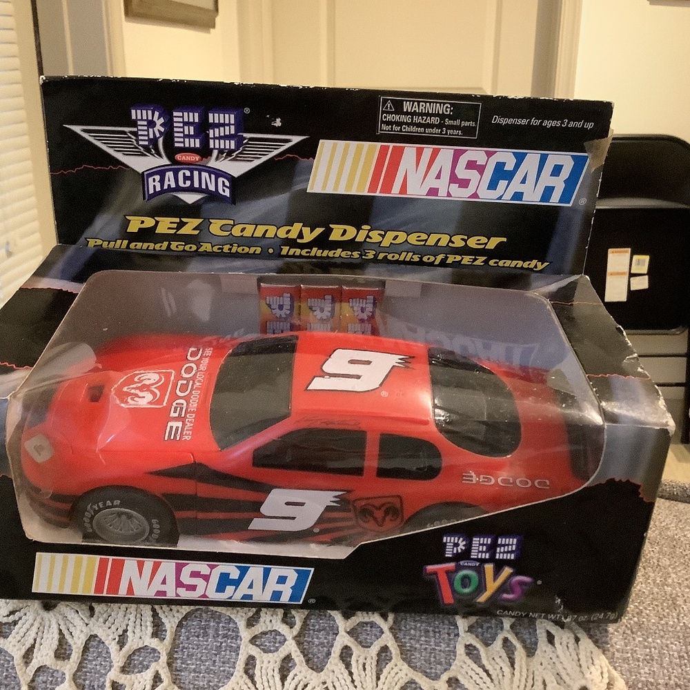 NASCAR PEZ Candy Dispenser